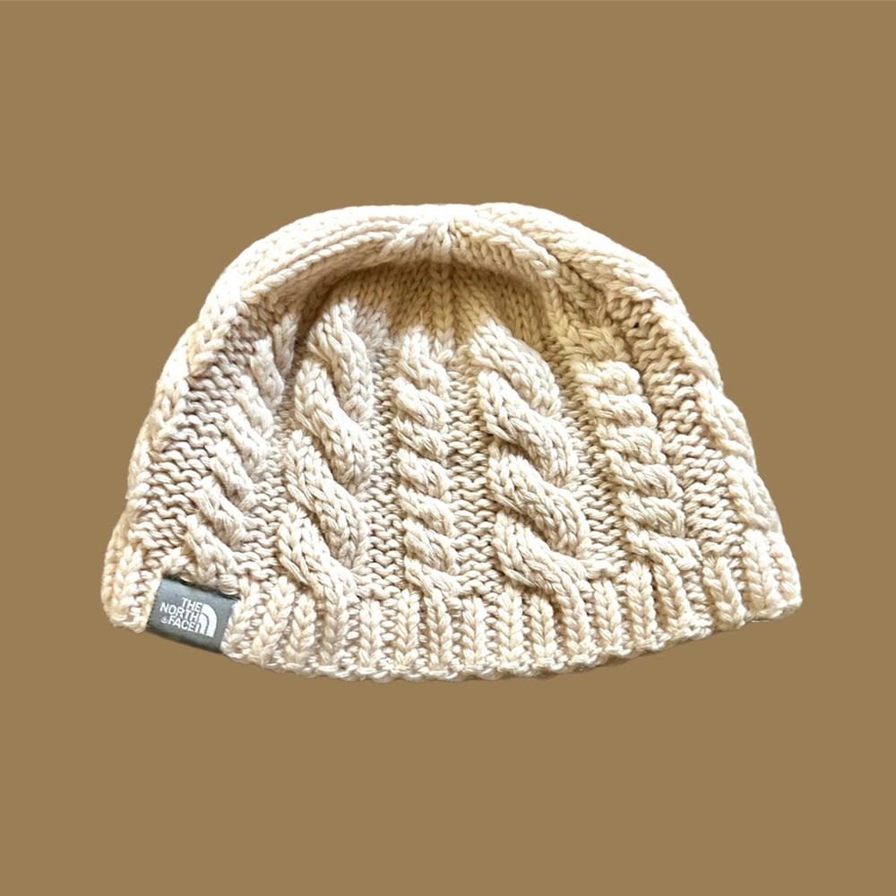 North Face Crocheted Wool Lined Beanie